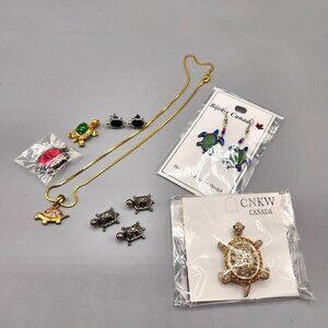 Turtle Tortoise Jewelry Bundle NEW